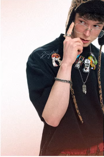 Pearl Military Dog Tag Pendant