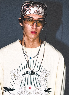 Colorblock Designer Bandana Scarf