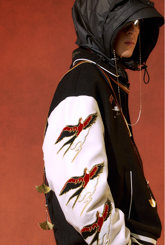 Embroidered Punk Baseball Jacket