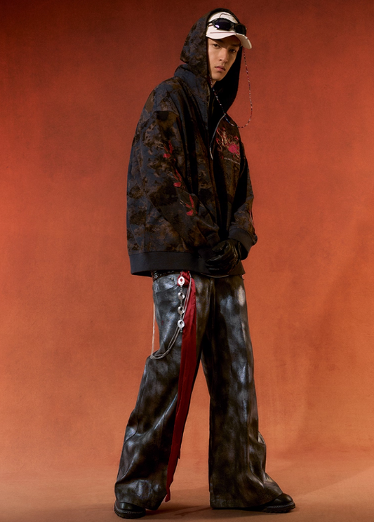 Dunhuang Vintage Embroidered Hoodie