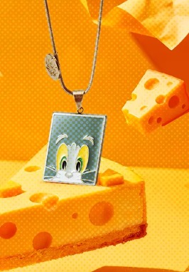 Tom & Jerry Unisex Titanium Steel Necklace