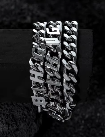 Titanium Cuban Link Chain Necklace